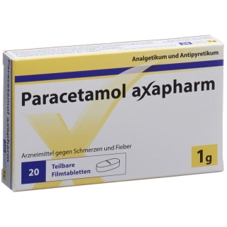 Парацетамол Аксафарм таблетки, покрытые пленочной оболочкой, 1 г, 20 шт. Парацетамол Аксафарм таблетки, покрытые пленочной оболочкой, 1 г, 20 шт.