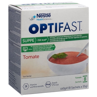 Optifast Soup tomato 8 bags 55g Optifast Soup tomato 8 bags 55g