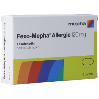 Fexo Mepha Allergie Lactab 120mg 10 Stück Fexo Mepha Allergie Lactab 120mg 10 Stück