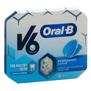 Жевательная резинка V6 Oralb &laquo;Мята&raquo; в блистерах 10 шт.