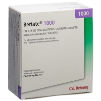 Beriate Trockensubstanz 1000 Ie C Solv + Set Durchstechflasche Beriate Trockensubstanz 1000 Ie C Solv + Set Durchstechflasche