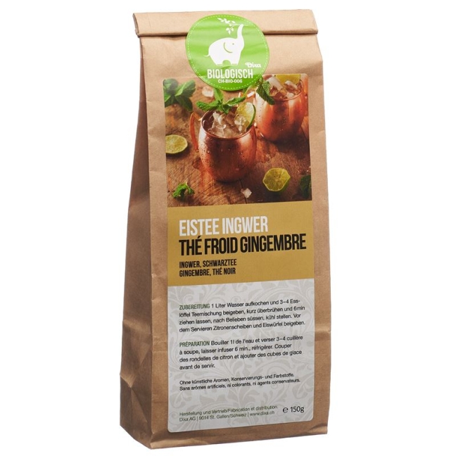 Dixa Eistee Bio Ingwer 150g