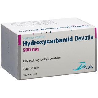 Hydroxycarbamid Devatis Kapseln 500mg 100 Stück Hydroxycarbamid Devatis Kapseln 500mg 100 Stück