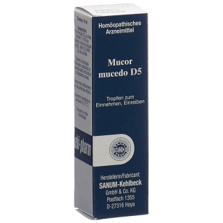 Sanum Mucor Mucedo капли D 5 флакон 10мл Sanum Mucor Mucedo капли D 5 флакон 10мл
